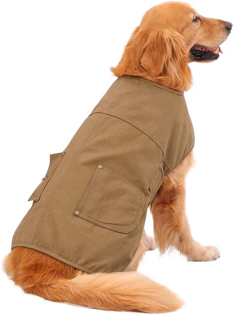 Amazon.com : HDE Canvas Dog Vest Waterproof Jacket Cold .